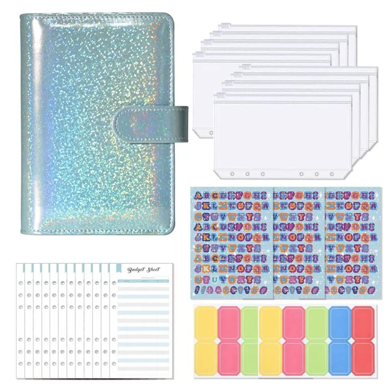 

Бюджетные конверты для денег, кошелек A6, набор для экономии денег, наполнение наличными, Бюджетный кошелек, органайзер для денег с бюджетным листом C