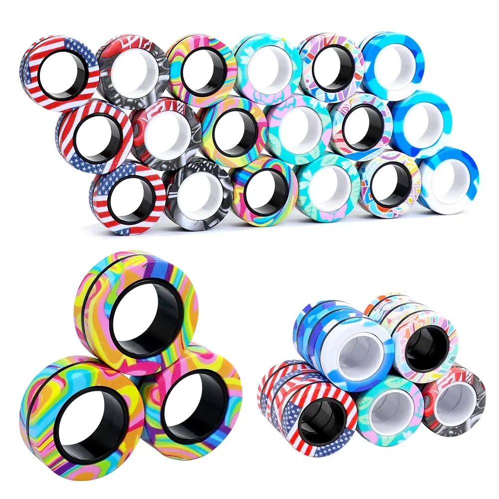 3 шт. магнитные кольца-Спиннер для СДВГ |