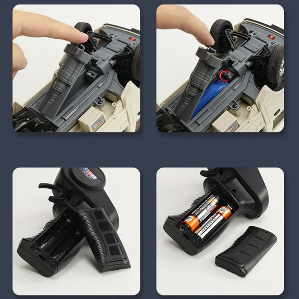 D12 Mini 1/16 2WD RC автомобиль моделирование дрифт альпинистский грузовик светодиодный