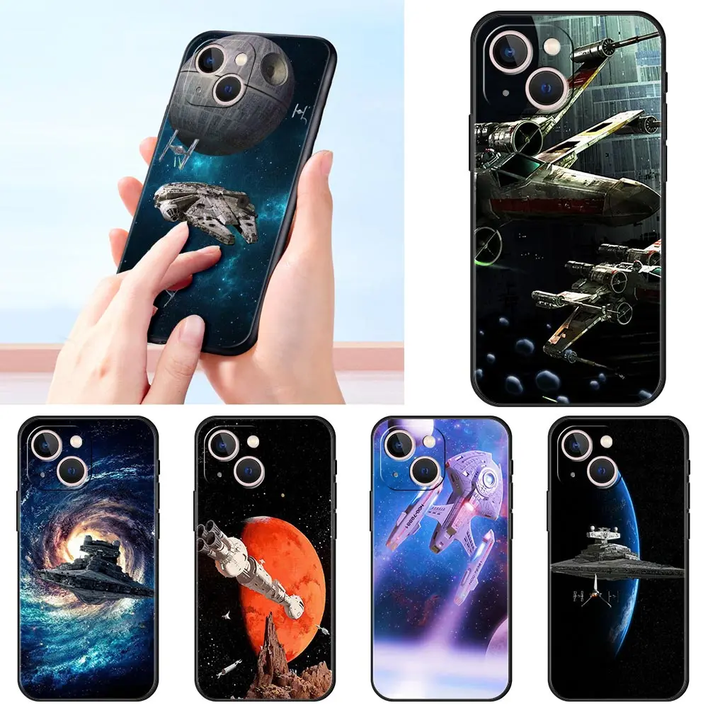 

Cover for iPhone 11 12 13 Pro Max Mini 11Pro 12Pro 13Pro SE X XS Max XR 5 6 6S 7 8 Plus Original Protection war space ship star