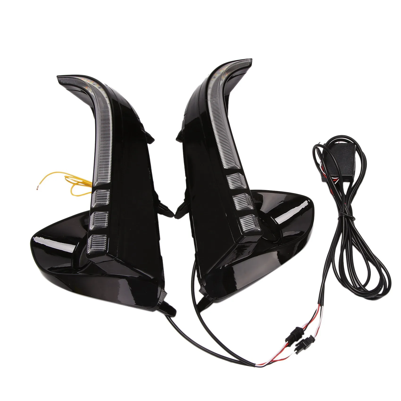 

1 Pair Car LED Daytime Running Light DRL Headlight Waterproof Fog Light for Toyota Vios Yaris 2020 2021 Car Accessories