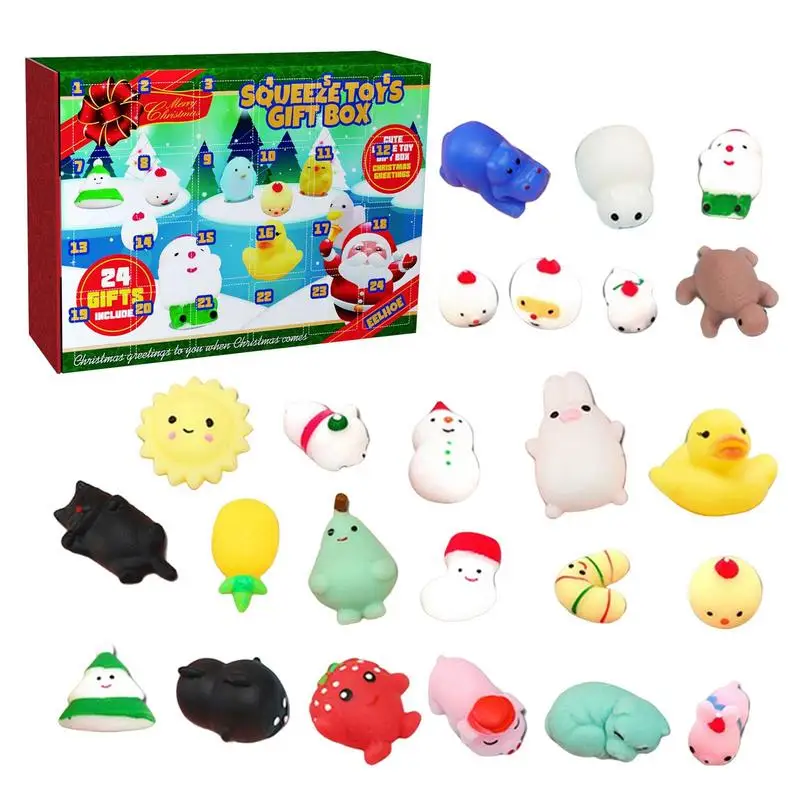 

24 Days Christmas Countdown Toys For Party Favors Easter Eggs Filler Classroom Prize Toys Advent Calendar