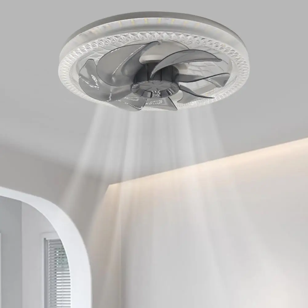 Дизайнерский потолочный вентилятор с современным утапливаемым креплением