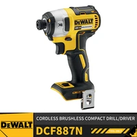dewalt dcf887n brushless cordless impact driver 14 3 speed electric screwdriver lithium battery power tools drill