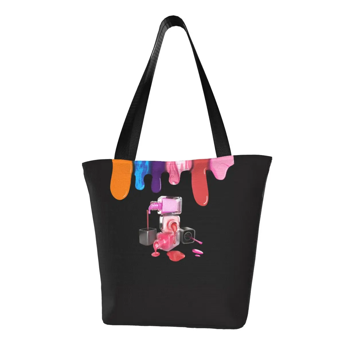 

Сумка-шоппер для маникюра, с ручками и плечевым ремнем