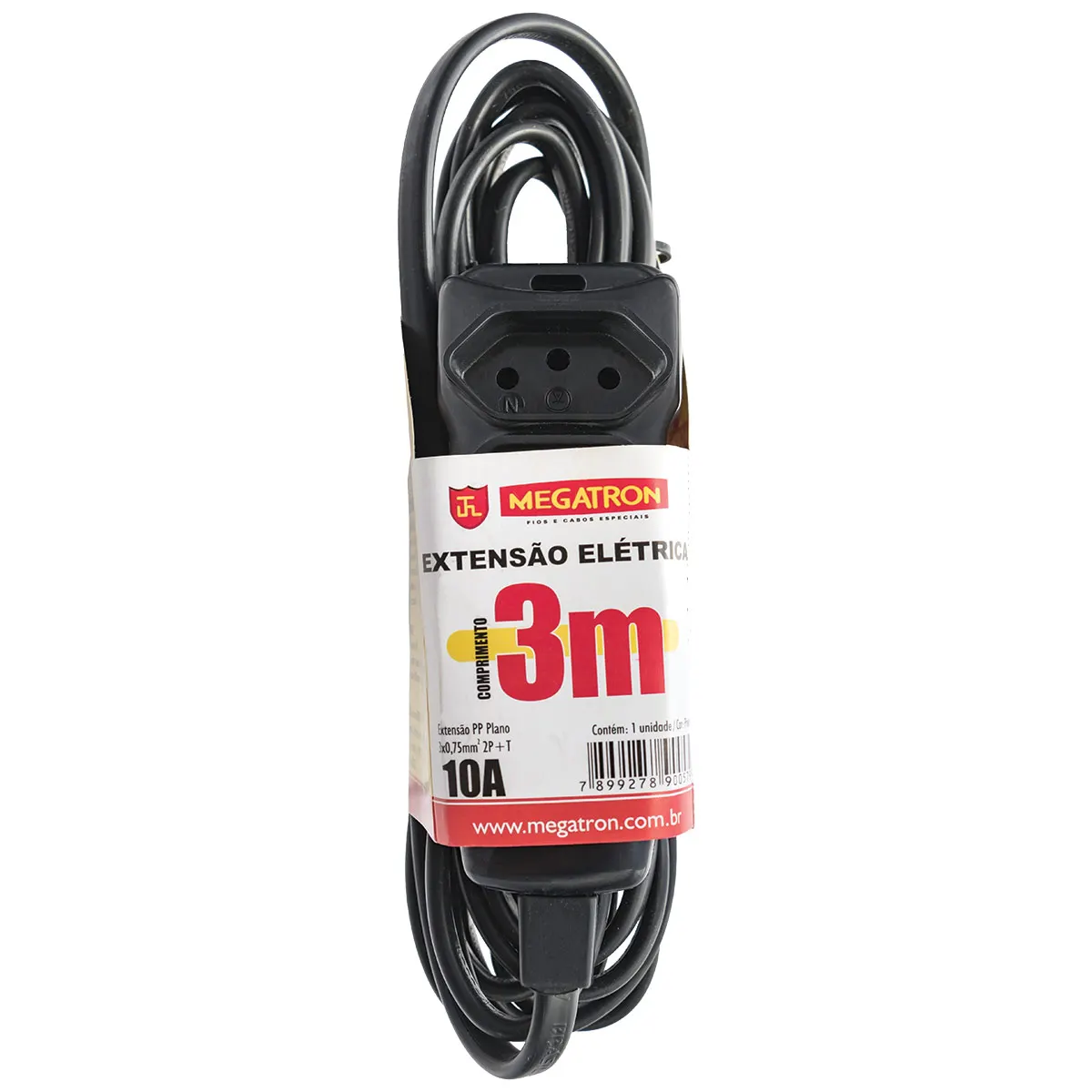 

EXTENSION CABLE PP PLAN 3X0,75 3 METERS BLACK 57