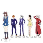 Брелок для ключей с изображением аниме корзины фруктов, Женский акриловый брелок, мужской стоячий брелок, модель Honda Tohru, фигурка, подвеска, милый забавный детский брелок, брелок