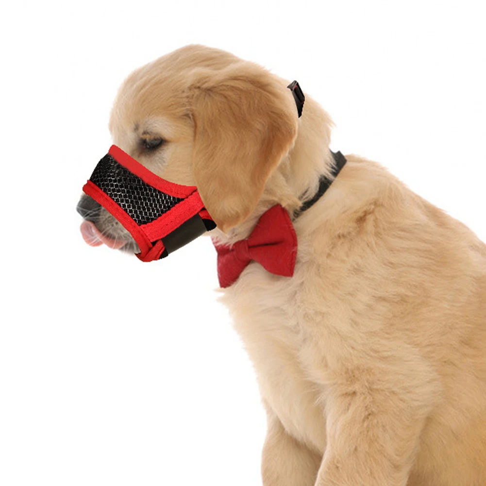 

Pet Supplies Accessories Biting Barking Mesh Mouth Cover Stop Chewing Dog Muzzle