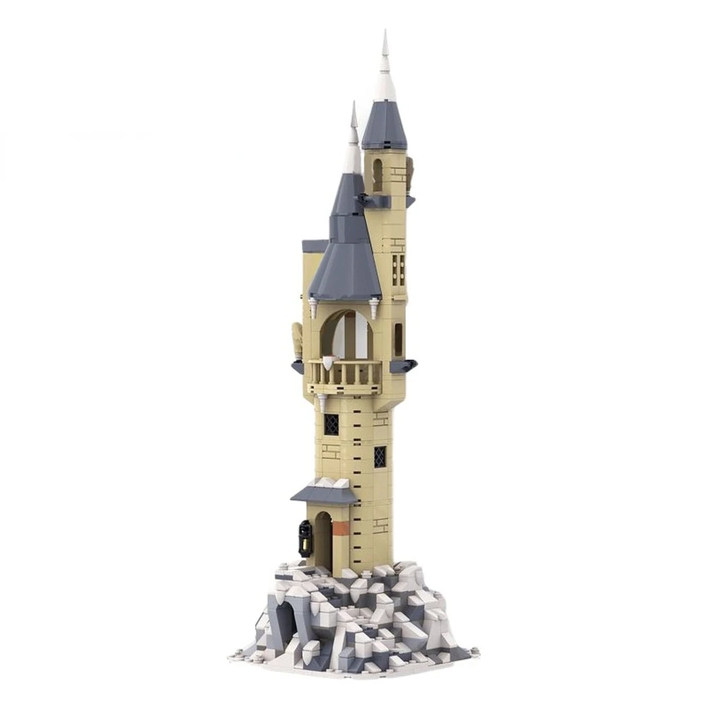 

MOC 74348 Medieval Magic Castle Owlery Tower Building Block Kit Witch Villa Tree Hut Church Brick Model Kid Puzzle Toys For Gift