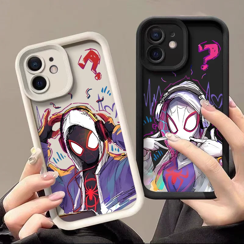 Marvel Spider Man Gwen Couple Phone Case for OnePlus 10R 11 Nord 2 3 CE2 CE3 CE4 Lite 5G ACE2 ACE3 4G Soft Silicone Cover Fundas