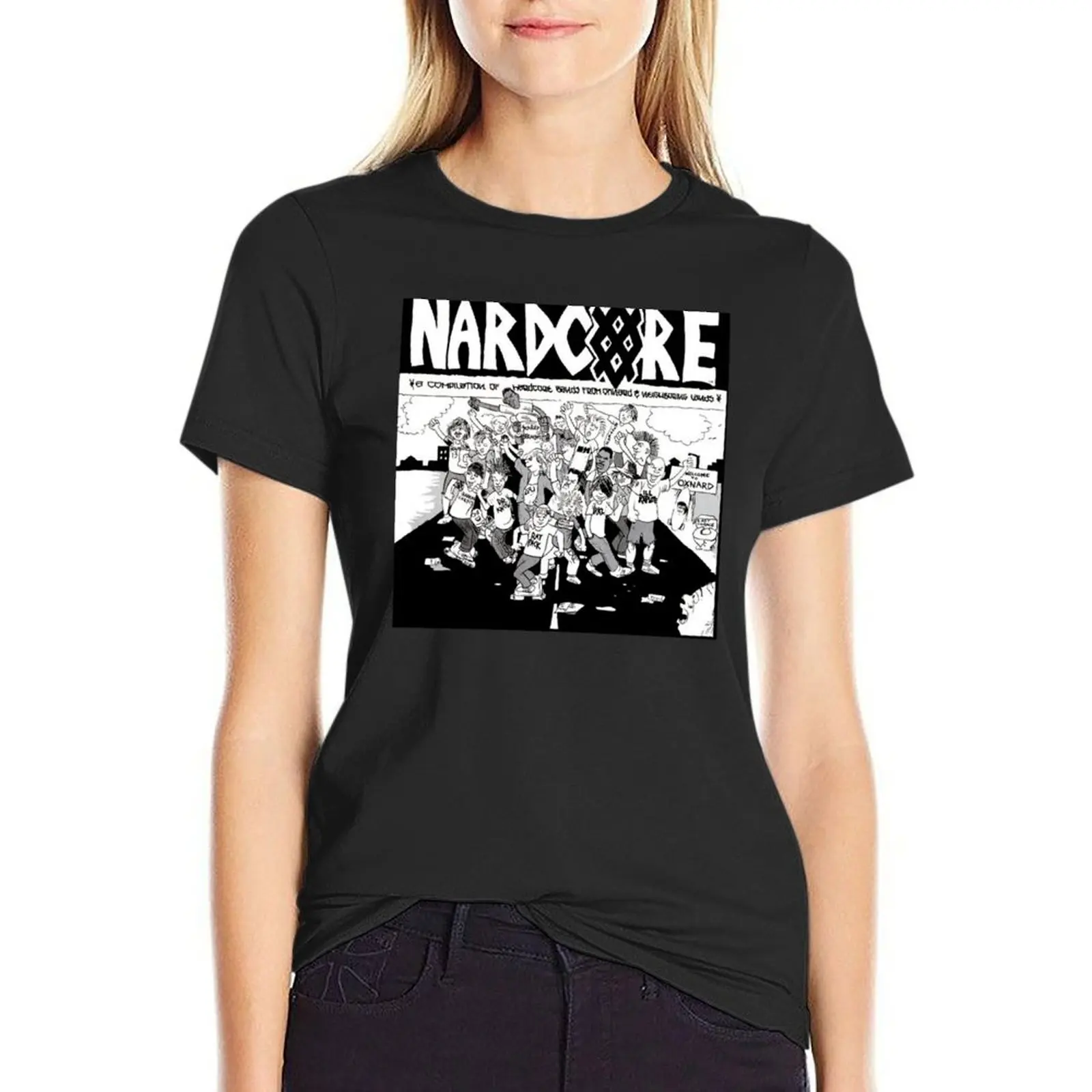 Футболка Nardcore летние топы кавайная одежда эстетическая корейская мода женская