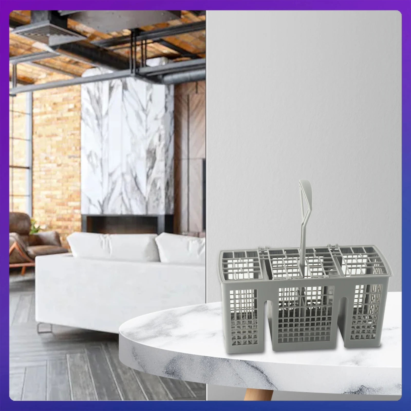 Кухонные Принадлежности Корзина Для Столовых Приборов С Круглой Ручкой Съемные