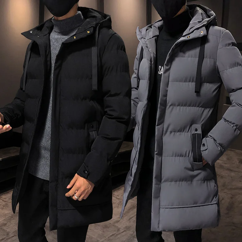 Winter Jacket Men Parka Oversized Coats Thicken Long Cotton Coat Puffer Jackets Streetweare Male Down Jacket Coats Men Clothing