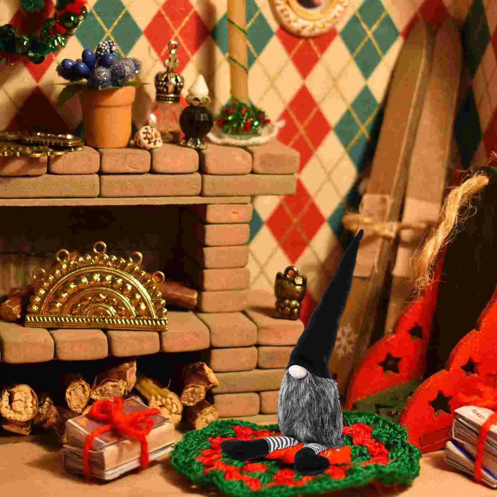 

Christmas Gnome 2Pcs Xmas Themed Gnome Ornaments Adornments