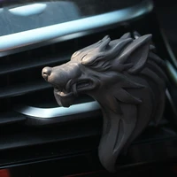 wolf head ornament car aromatherapy car interior perfume air conditioner outlet decoration personalized light fragrance gift