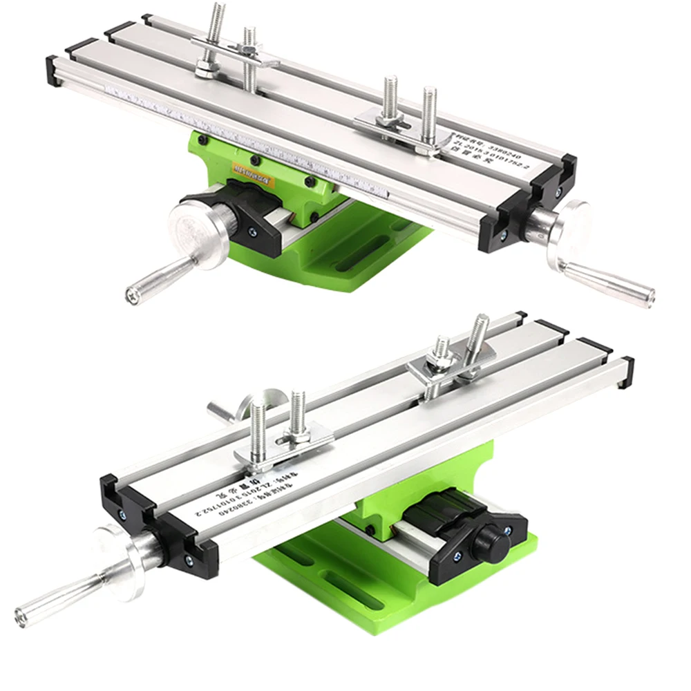 

Mini Wood Milling Cutter Handmade Milling Cutters Machine Multi-function Drill Vise Fixture Working Table X Y-axis Adjustment