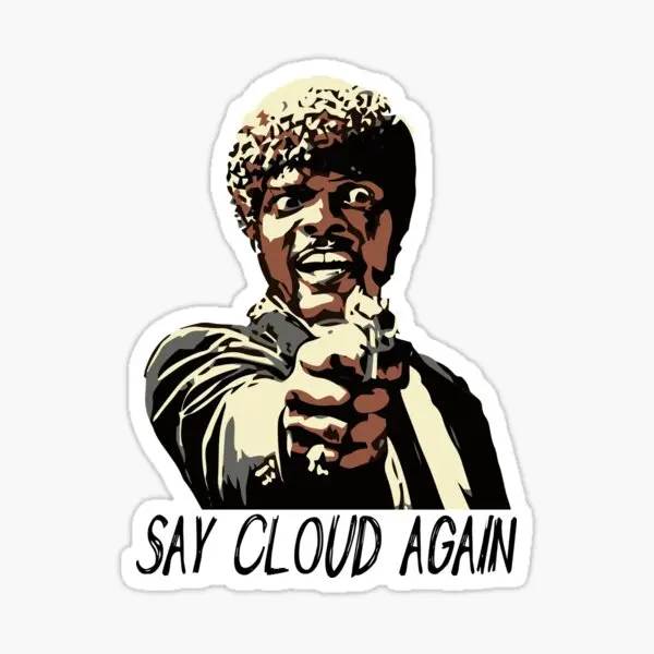 

5 шт. наклеек для декора скажем облако снова, наклейки для багажа, принт для дома, фоновая стена, ноутбук, комната, мультфильм, дети, гостиная