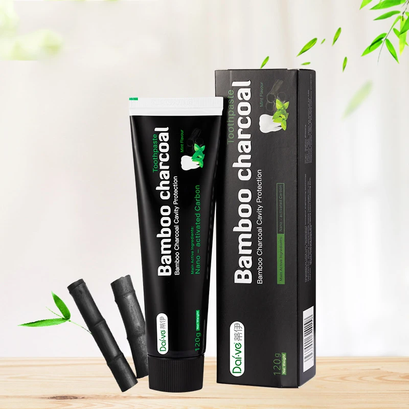 

Activated Carbon Toothpaste Tooth Care Bamboo Natural Charcoal 120g Teeth Activated Toothpaste Whitening Dental Hygien