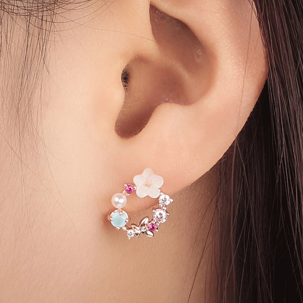 

Alloy Earing Pair Sweet Bowknot Girl Ear Ring Women Wedding Datting Jewelry Supplies