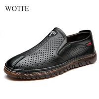 summer mens casual shoes brand leather breathable mens shoes moccasins comfortable outdoor walking men footwear zapatos hombre
