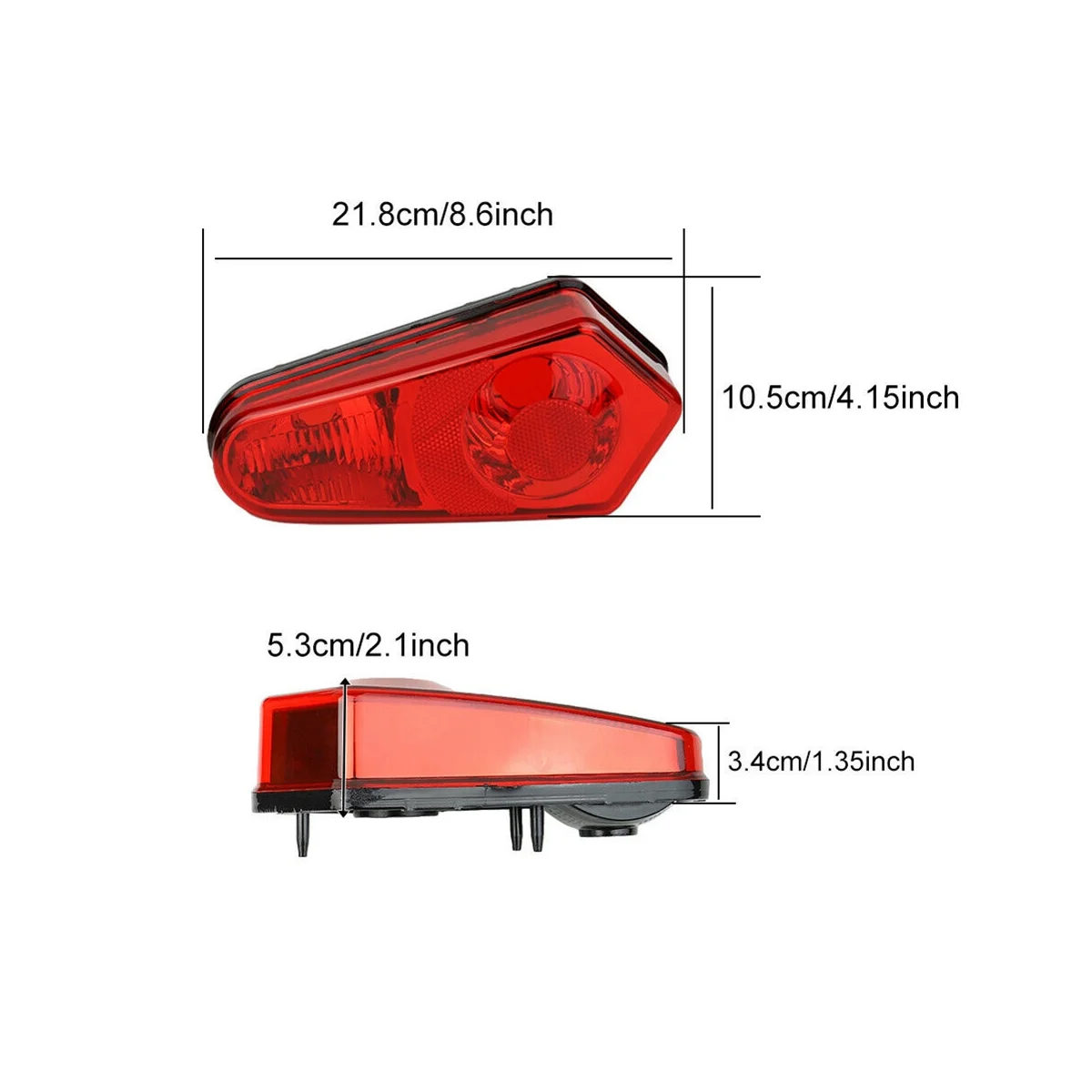 Задние розетки для объектива ATV светодиодный Tail Polaris Sportsman 500 550 850 570 1000 2009-2017 Red 2411153