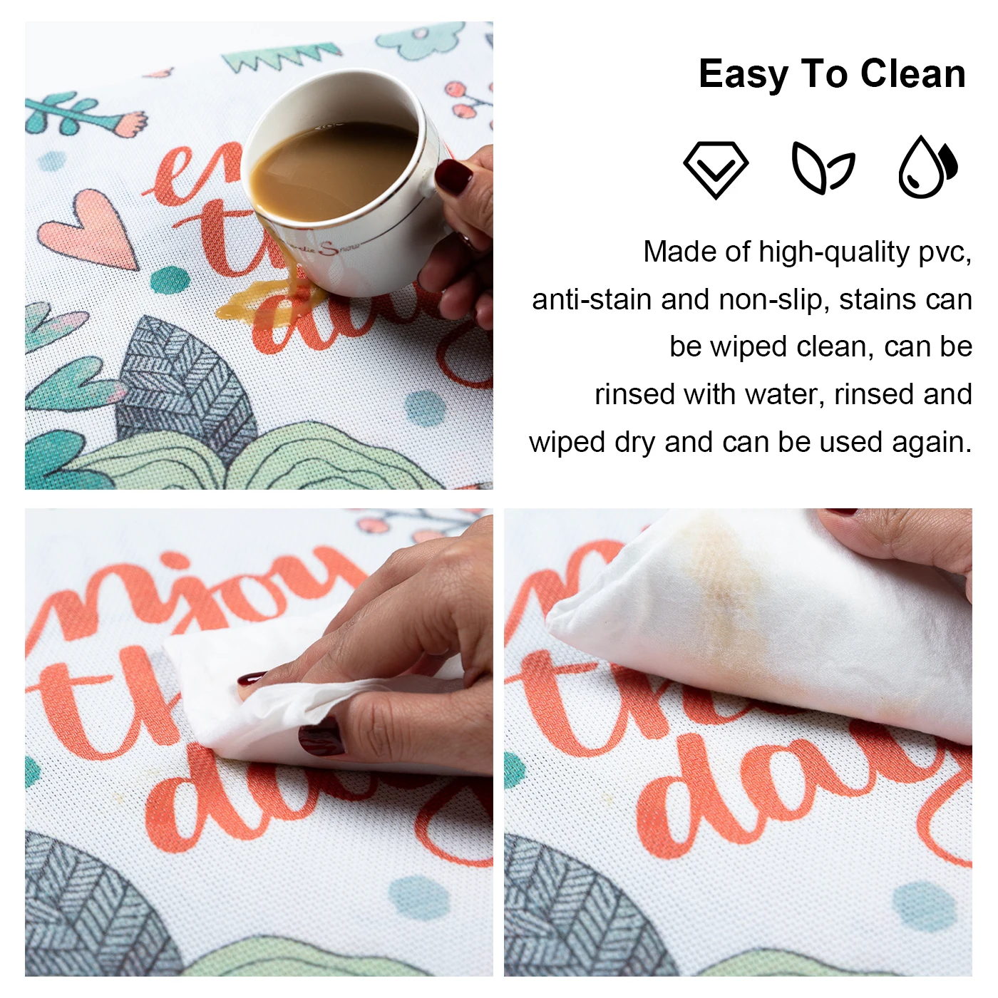 Подставка под столовую посуду коврик с теплоизоляцией Пасхальный кролик