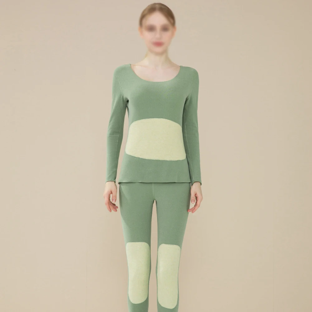 Autumn Clothes And Trousers Pajama Suit Winter Underwear Long Keep Warm Traceless Underwear Women Long Johns Set Warm Lingerie