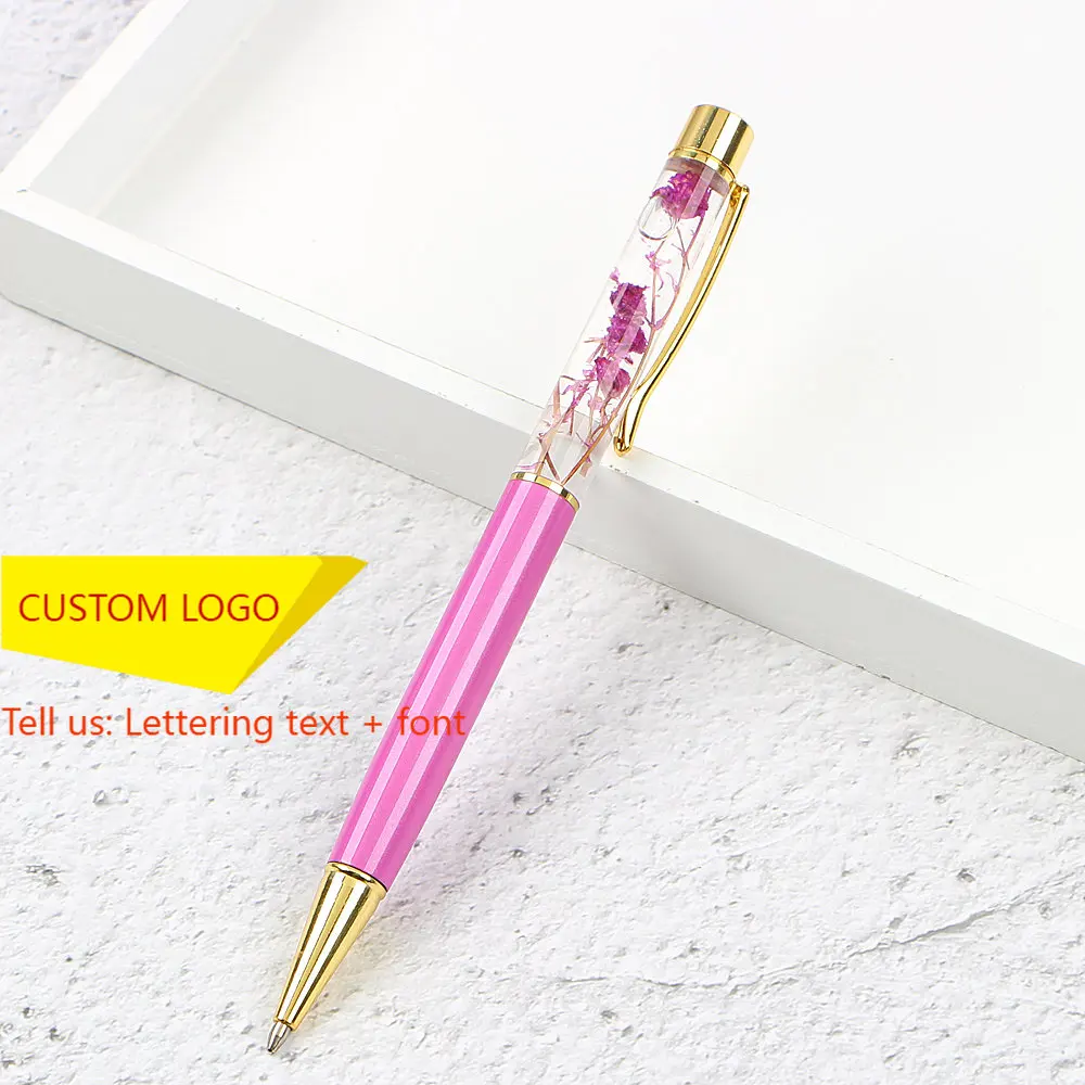 100pcs Custom Logo Stationery Kawaii Cute Lovely Candy text marker Gel Pen Student School Office Supply