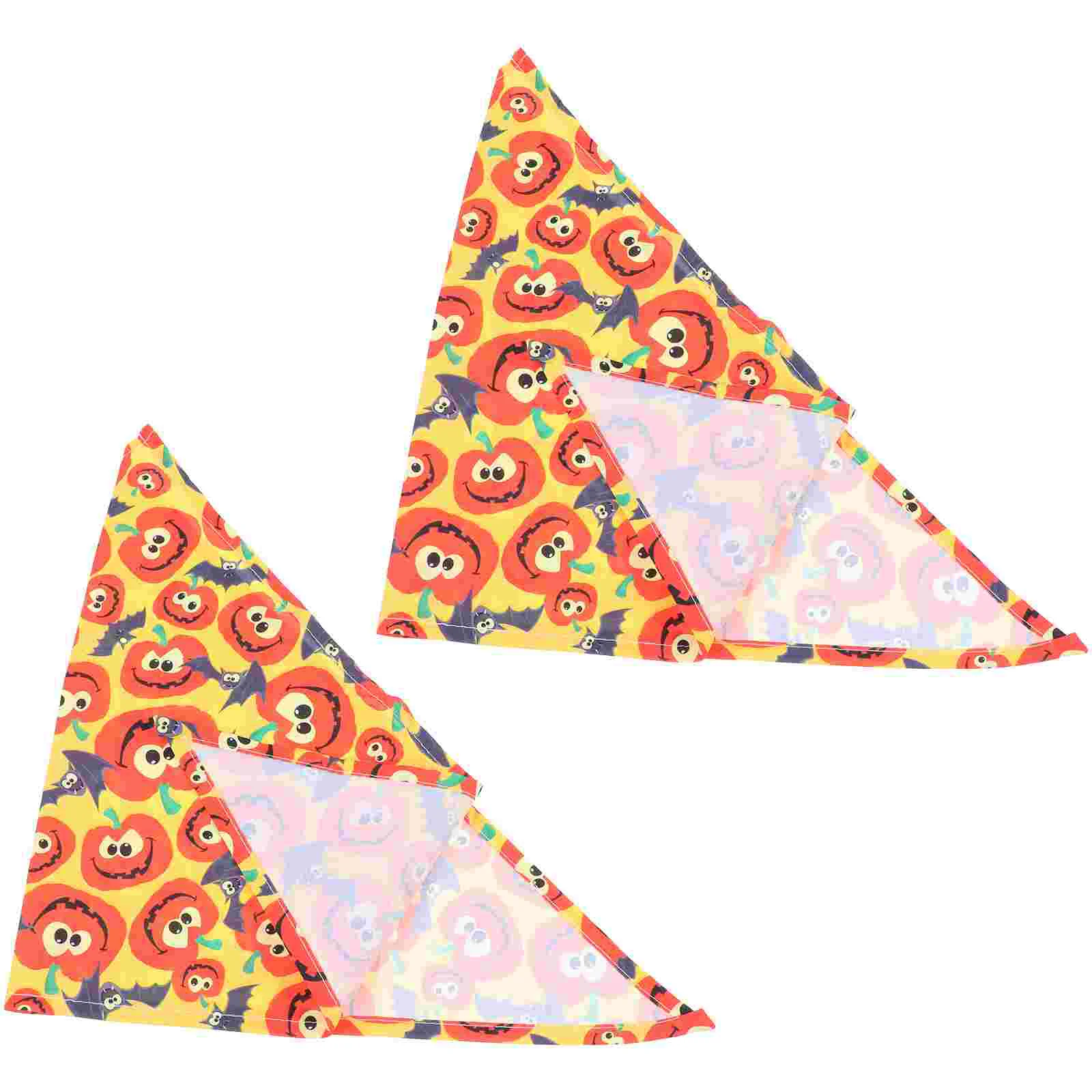 

2Pcs Saliva Towels Bandanas Cat Kerchief Scarf