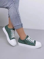 2022 new fashion womens printed canvas shoes casual womens non slip vulcanized flat shoes summer casual canvas shoes 43
