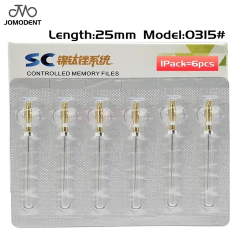 Стоматологические роторные файлы SC SOCO 21 мм, 25 мм, 31 мм