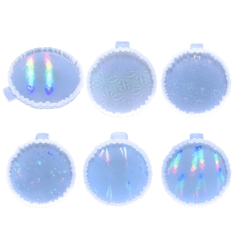 

MXME Diy искусственная подставка для кофе, Уникальная силиконовая форма светильник блестящими тенями, круглая прозрачная подставка, форма для ...