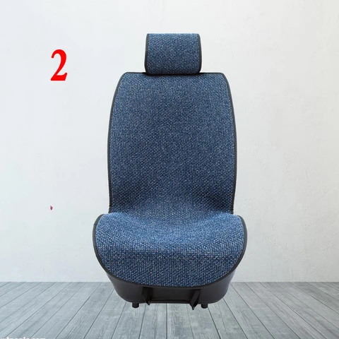 Чехол для автомобильного сиденья, Всесезонная дышащая Защитная накидка из льняной ткани на передние и задние сиденья, универсальный размер
