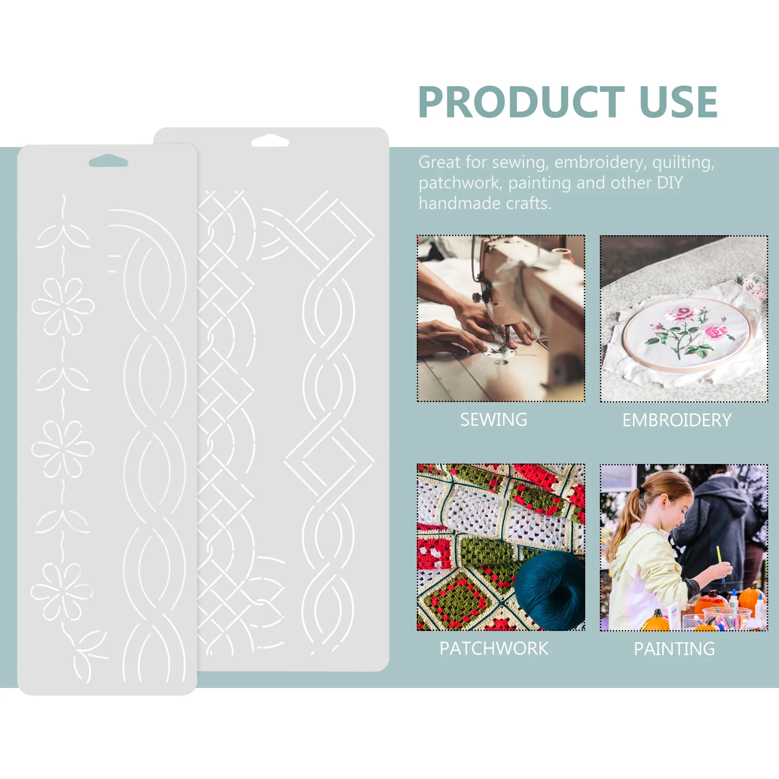 Шаблон для вышивания шаблоны шитья направляющие квилтинга инструмент