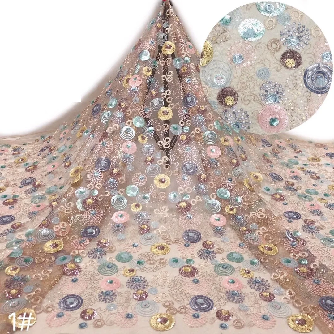 

Новинка, кружевное платье 5Y Free HX71811, кружевная ткань с вышивкой блестками, кружевное вечернее свадебное платье