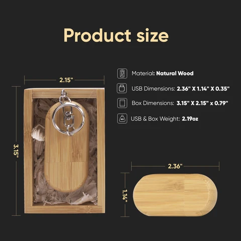JASTER Деревянные флэш-накопители USB 2.0 128 ГБ 64 ГБ с акриловой крышкой, свадебный подарок, ручка-накопитель 32 ГБ, бесплатный индивидуальный логотип, карта памяти U Disk