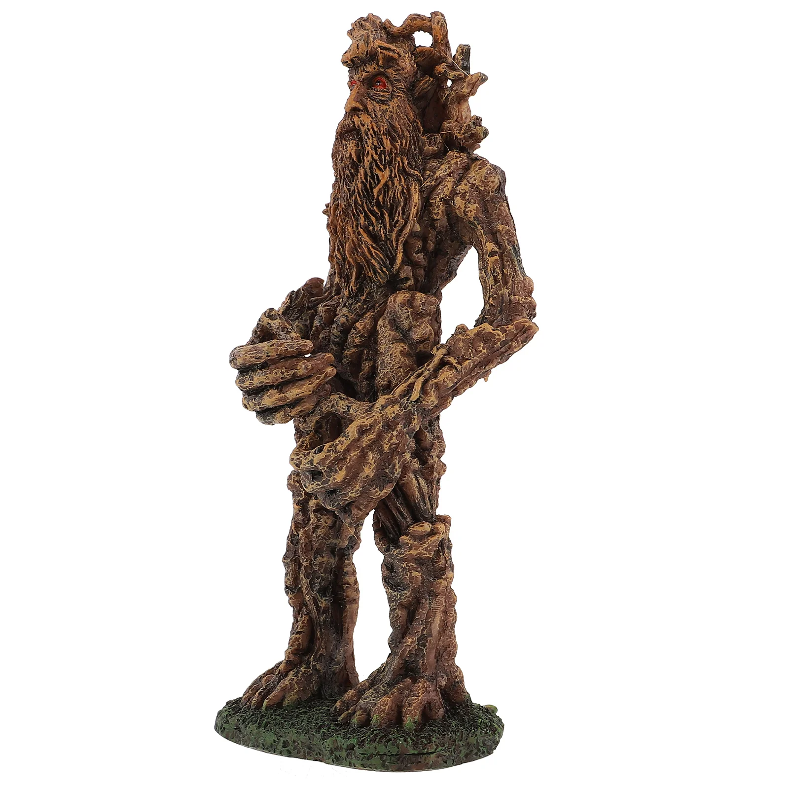 

Decorative Treeman Model Fish Tank Simulated Treeman Figure Aquarium Adornment (Brown)