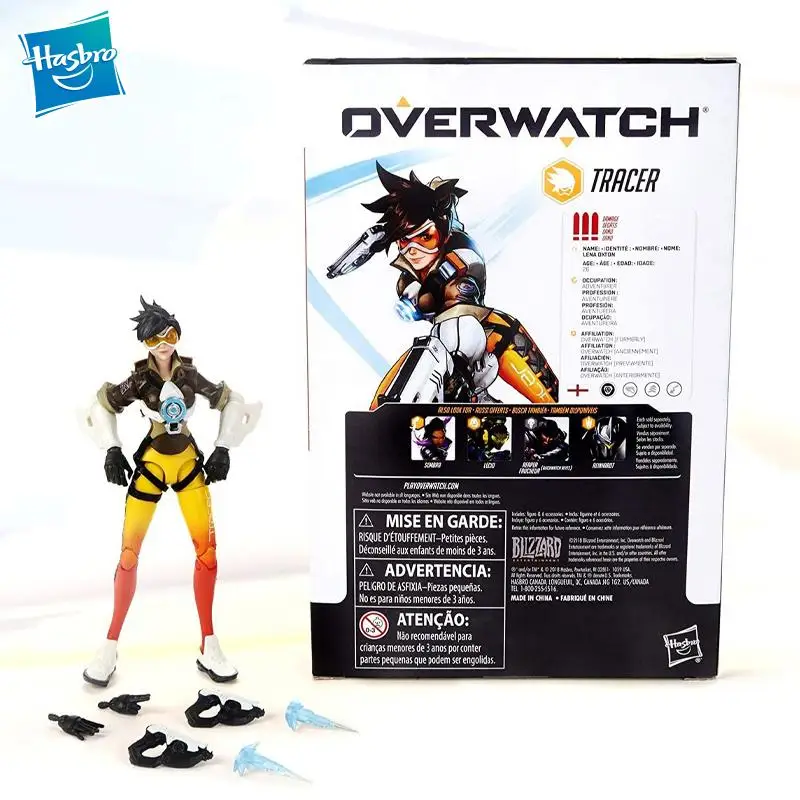 

Экшн-фигурка трассера из серии Overwatch Ultimate Edition от Hasbro, игрушечная фигурка из периферической серии, рождественский подарок