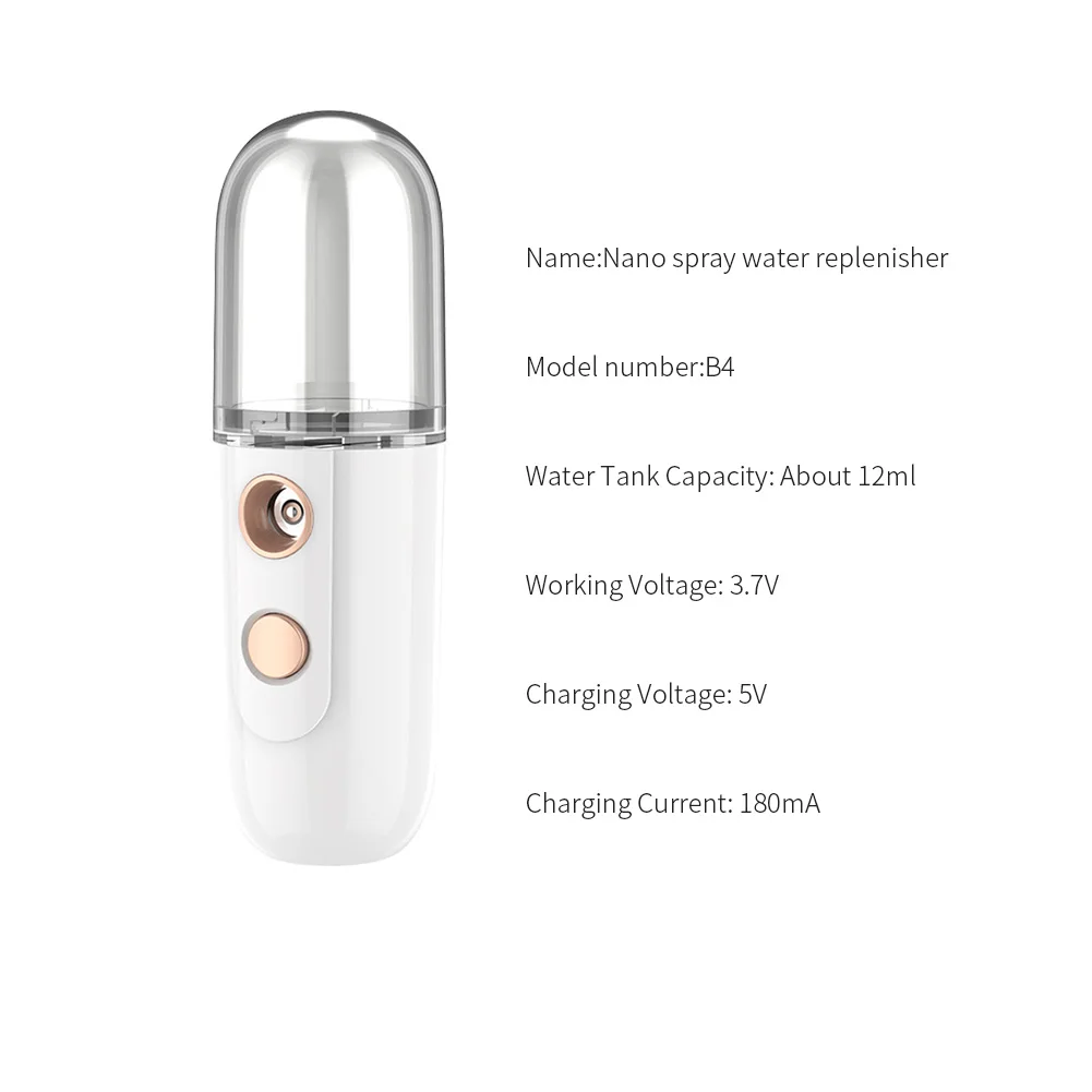Портативный офисный мини-распылитель для лица 12 мл | Красота и здоровье