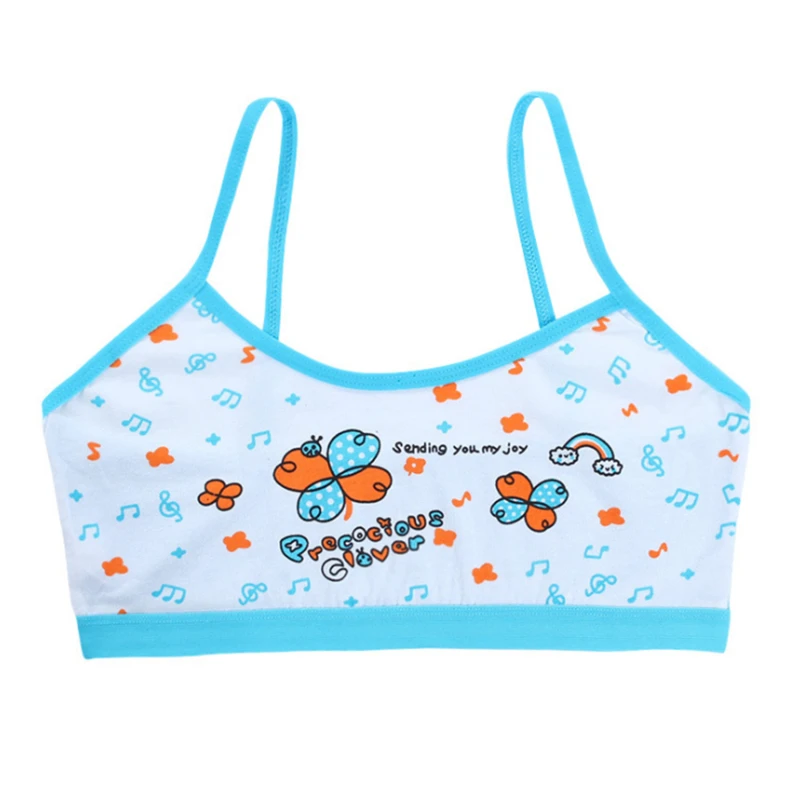 

Underwear Girls Bra Children's Vest Suspenders Pure Breathable Elementary School Girls 6-14 Years Old