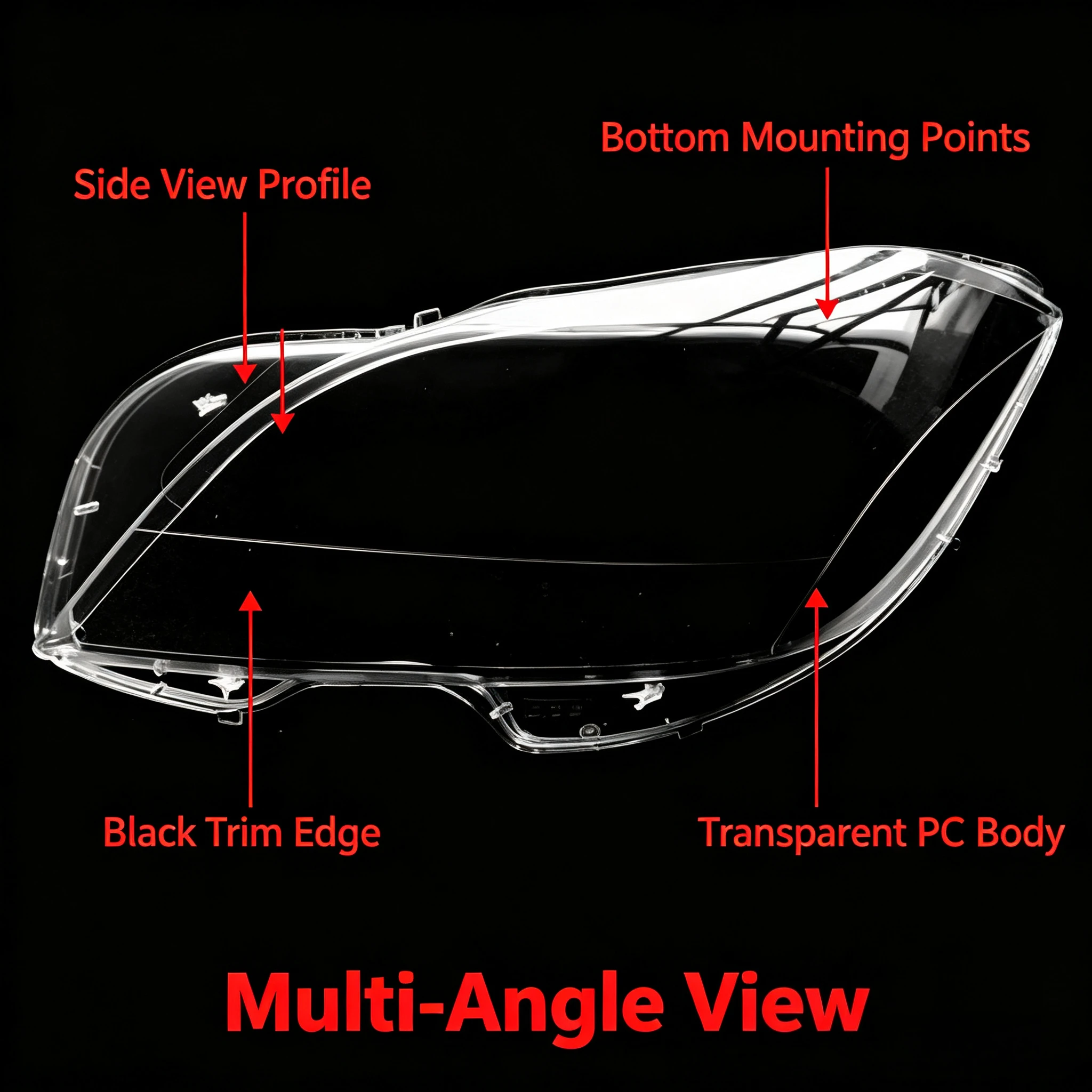 Крышка линзы фары Moggic, совместимая с Mercedes-Benz CLS-класса W218 CLS260 CLS300 CLS350 CLS400 2012-2016 годов выпуска, левая. (art.: 3920dcc508fa7) - 3920dcc508fa7