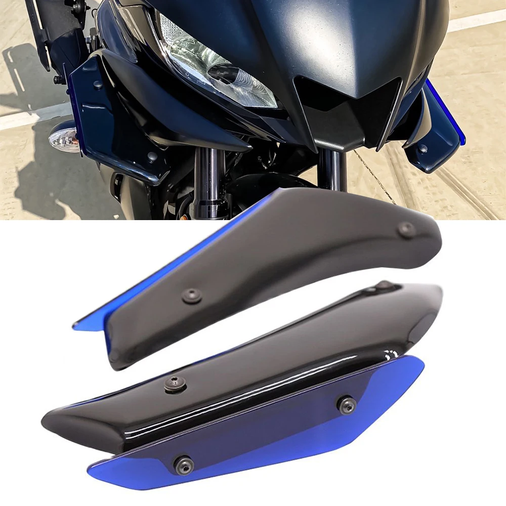 For Yamaha YZF-R3 YZFR3 R3 2019 2020 2021 Motorcycle Fairing Parts Aerodynamic Wing Kit Fixed Winglet Fairing Wing