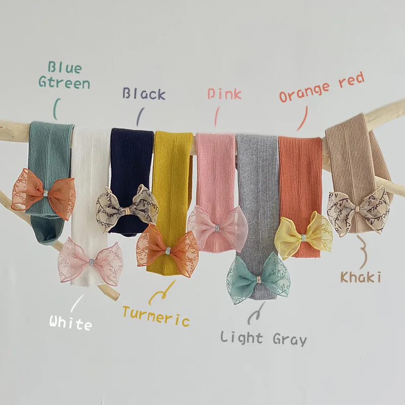 

Kids Girl Knee High Socks Girls Princess Bow-knot long Socks For Children Soft Cotton 0-12 year