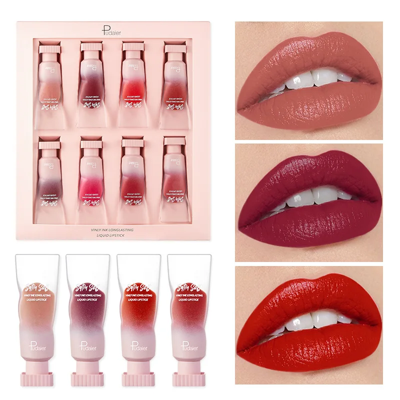 

8 Colors Mirror Water Lip Gloss Lip Glaze Transparent Glass Lip Oil Waterproof Liquid Lipstick Lipgloss Lips Cosmetics Make Up