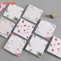 ruiptske 80 sheets simple style sticky note grid paper student message memo pad planner sticker office school stationery bq 807