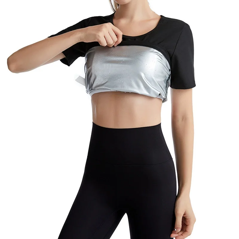 

CXZD женская блузка, Термопот, майка, утягивающая женская корректирующая одежда, тренировочный корсет для талии, тренажерный зал, фитнес, горячие тренировочные рубашки