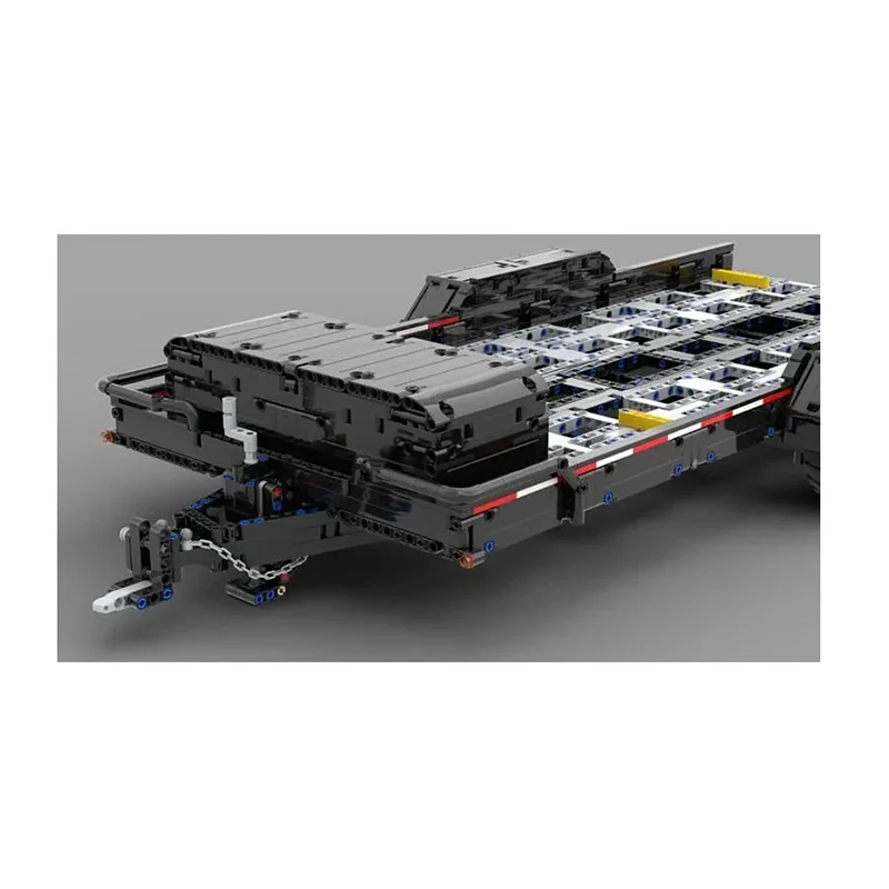 Игрушечный строительный блок MOC креативная модель автомобиля 1:8 прицеп подарок