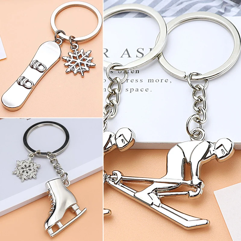 1 шт. брелок для сноуборда катания на лыжах соревнований искусственный сувенир в