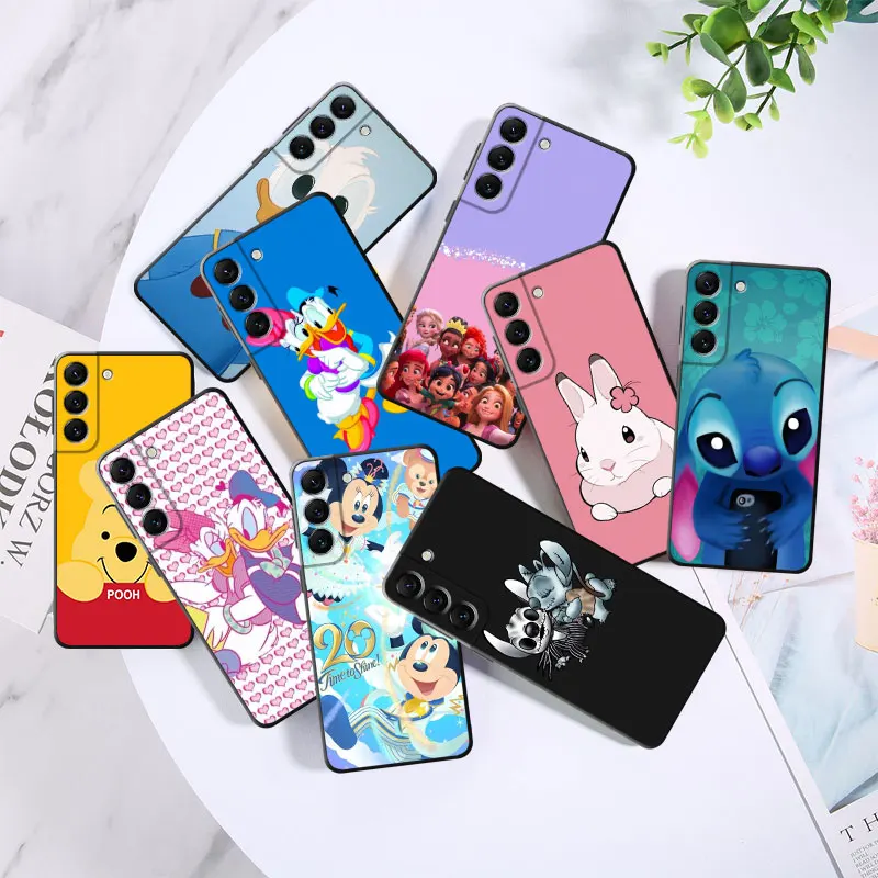 

Disney Phone Funda For Samsung S23 S20 FE S9 Note 20 Ultra 10 S10e S22 Ultra 5G S21 Plus S7 S8 S10 Smartphone Coque