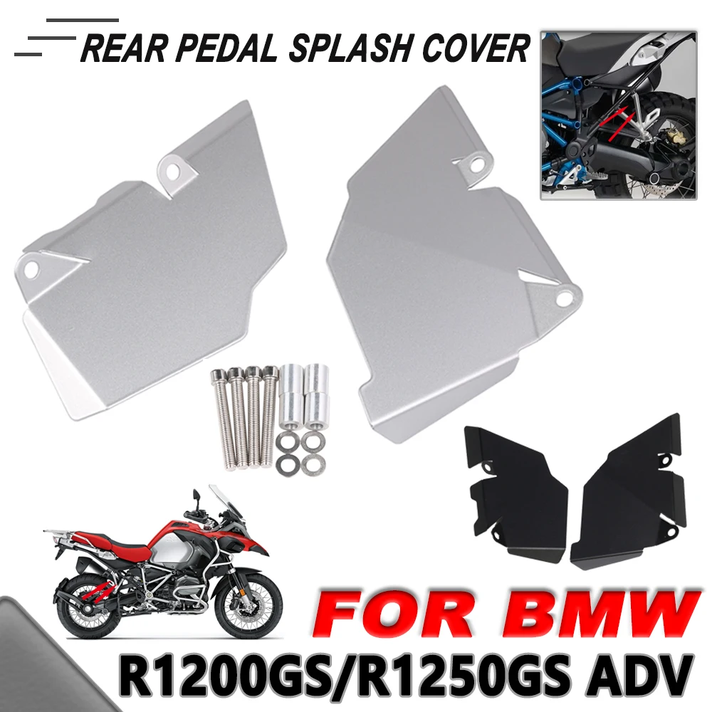 

R1200GS ADV Passenger Rear Seat Foot Pedal Mudguard Splash Proof Guard Protector Cover For BMW R1250GS R 1250 1200 GS Adventure